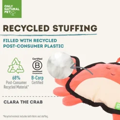 Only Natural Pet Sea Creatures Recycled Plush Dog Toys