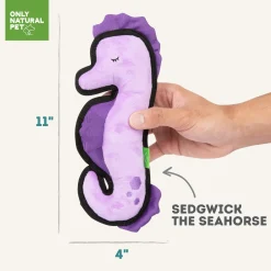 Only Natural Pet Sea Creatures Recycled Plush Dog Toys