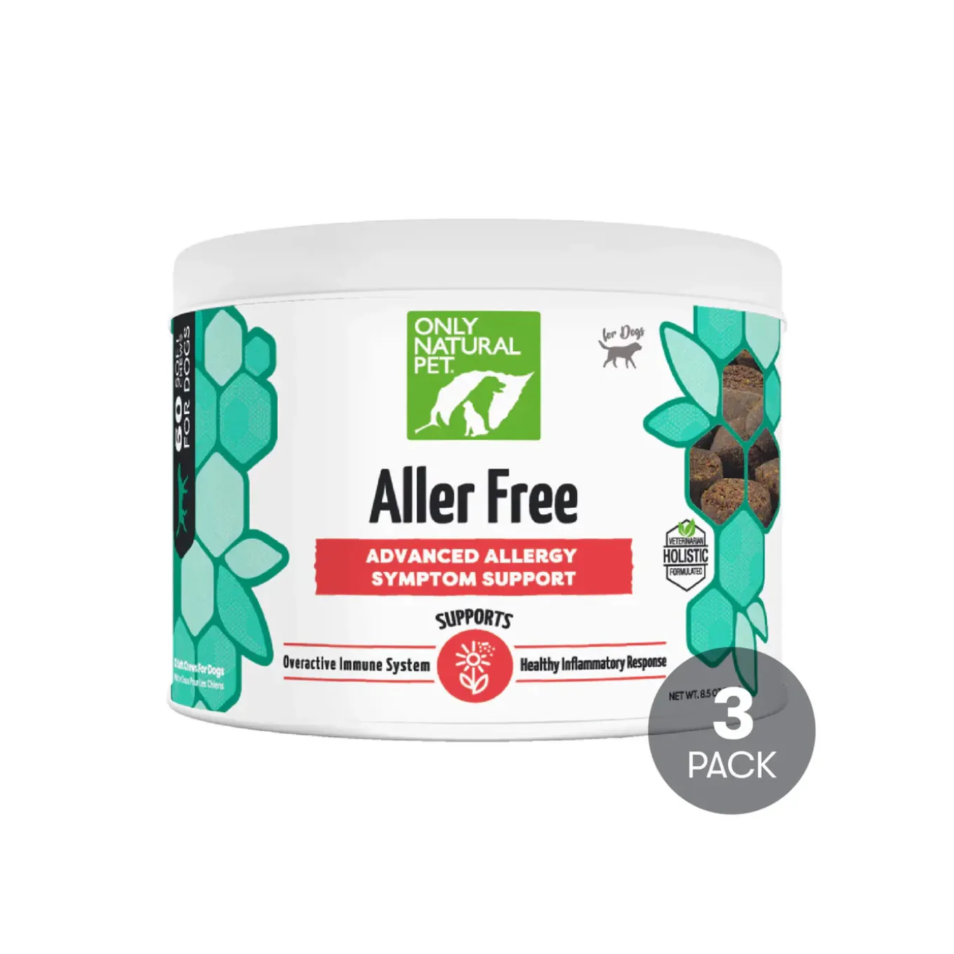 Only Natural Pet Aller Free Advanced Support Allergy Supplement for Dogs