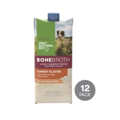 Only Natural Pet Bone Broth for Dogs and Cats Meal Topper