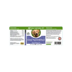 Only Natural Pet Canine Thyroid Wellness Supplement for Dogs