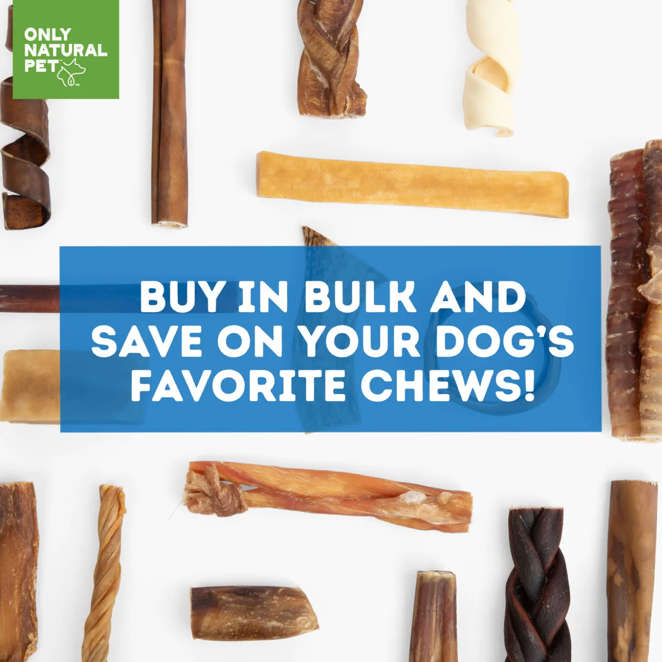 Only Natural Pet Free Range Bully Sticks for Dogs