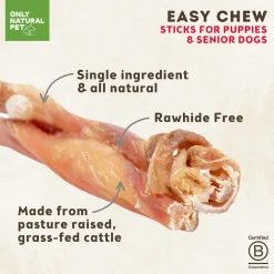 Only Natural Pet Free Range Soft Easy Chew Sticks for Puppies & Senior Dogs