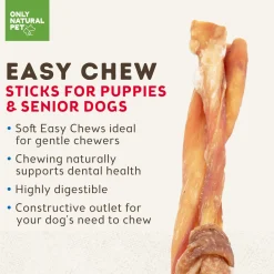 Only Natural Pet Free Range Soft Easy Chew Sticks for Puppies & Senior Dogs