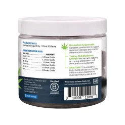 Only Natural Pet Hemp Allergy Skin & Coat Soft Chews for Dogs