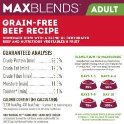 Only Natural Pet MaxBlends Grain-Free Dehydrated Dog Food