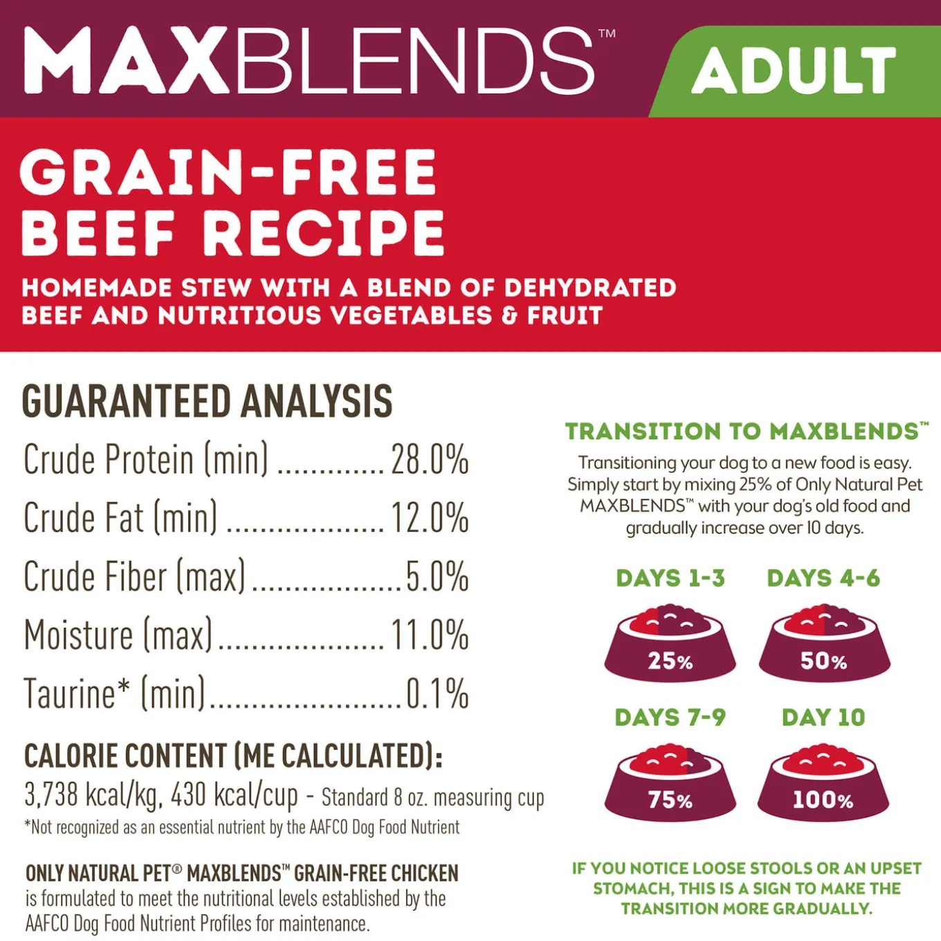 Only Natural Pet MaxBlends Grain-Free Dehydrated Dog Food