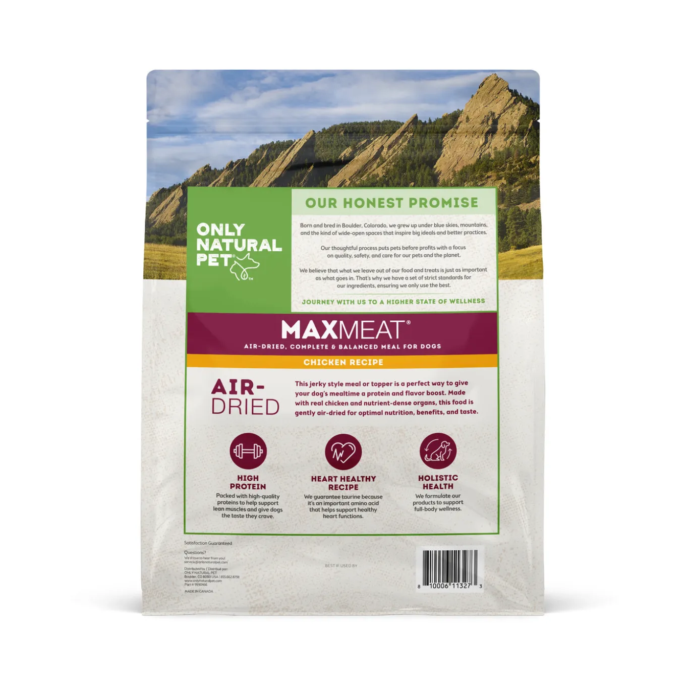 Only Natural Pet MaxMeat Air Dried Dog Food Recipe