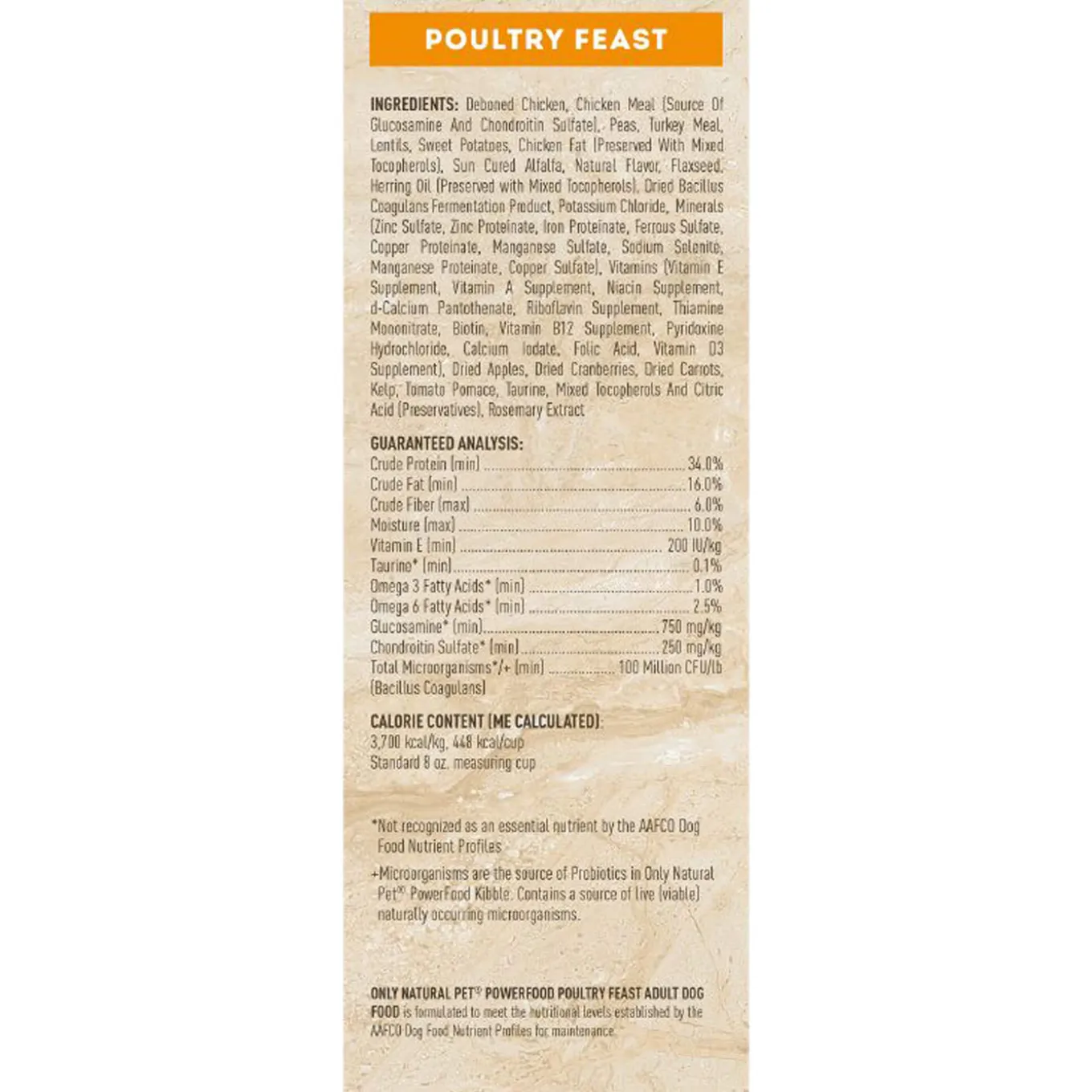 Only Natural Pet PowerFood Grain Free Dog Food
