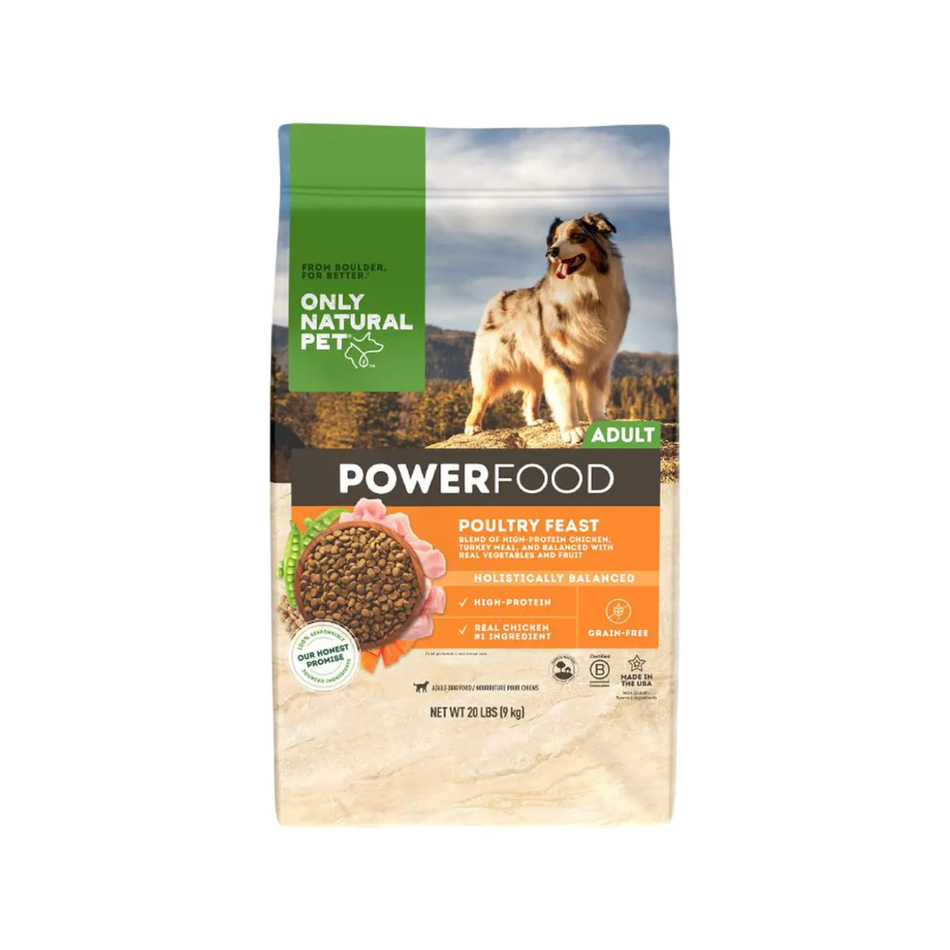 Only Natural Pet PowerFood Grain Free Dog Food