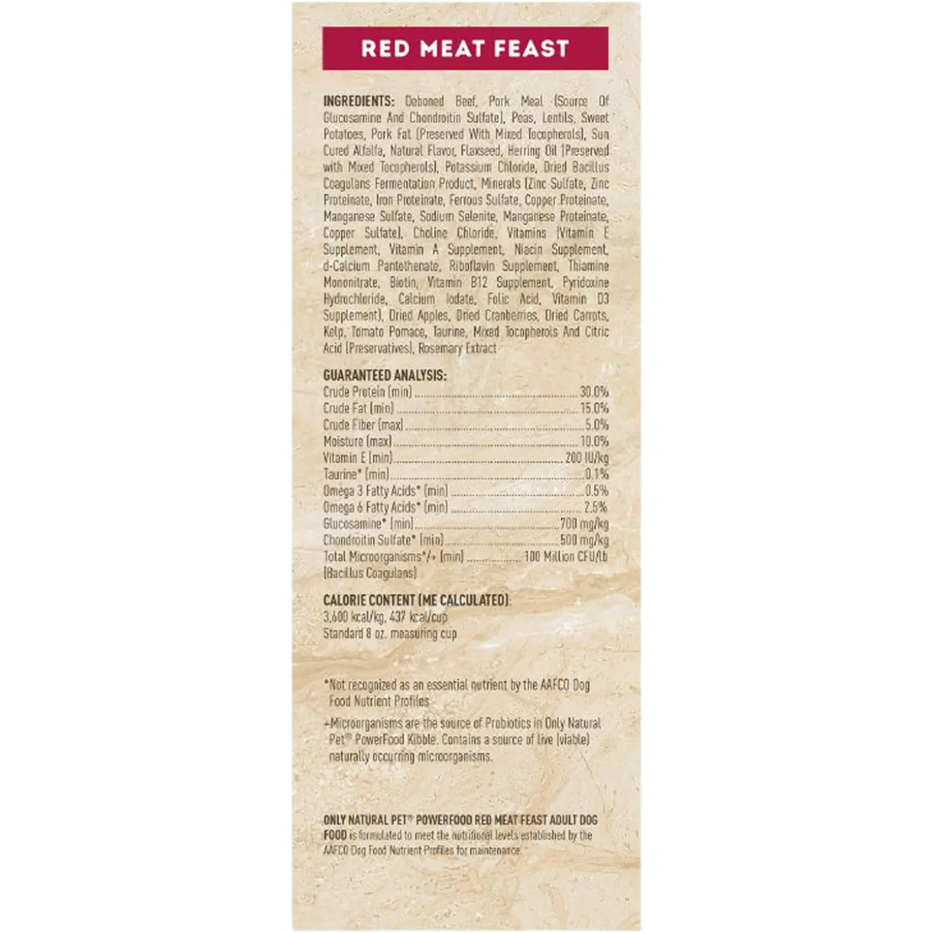 Only Natural Pet PowerFood Grain Free Dog Food