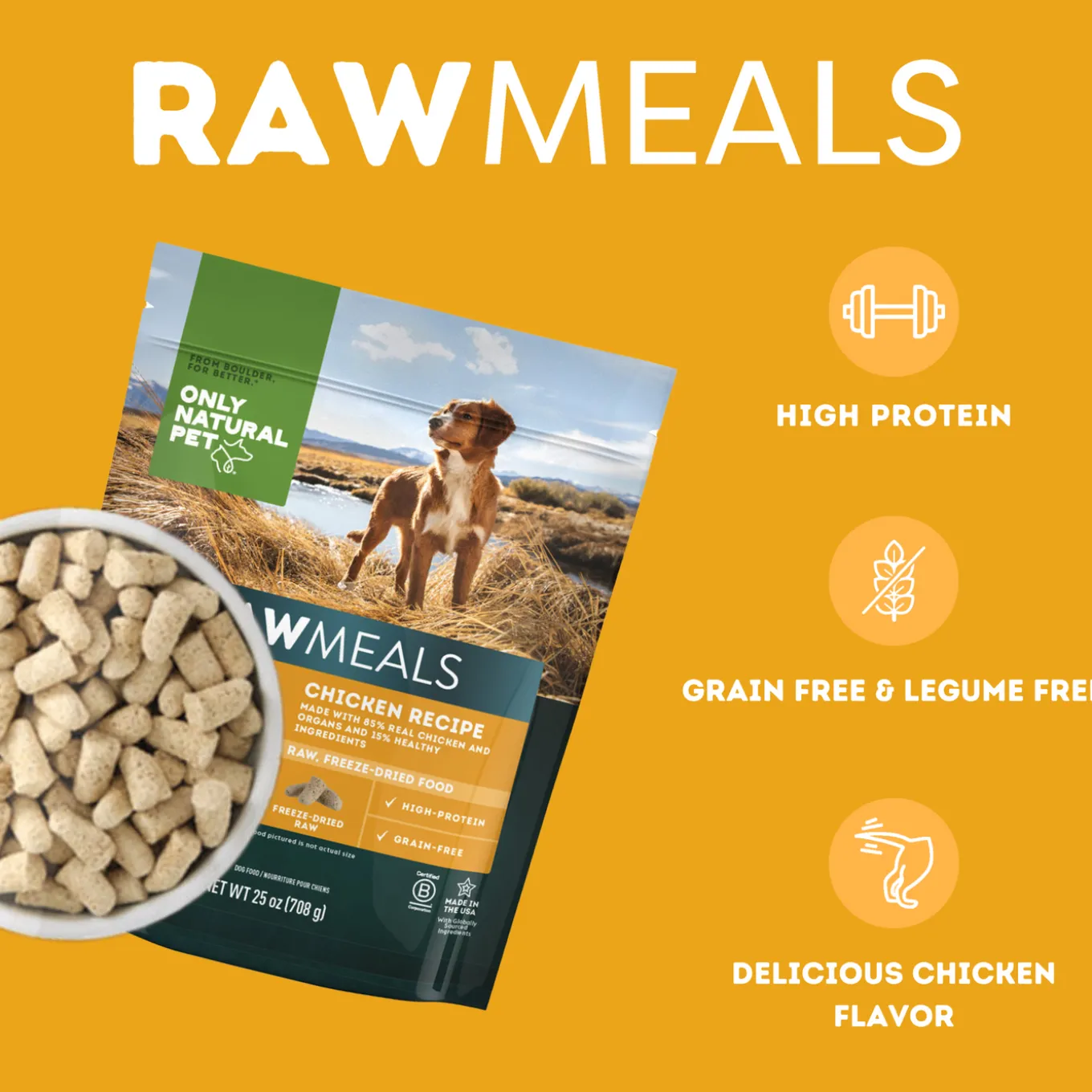 Only Natural Pet RawMeals Freeze Dried Dog Food Trial Offer