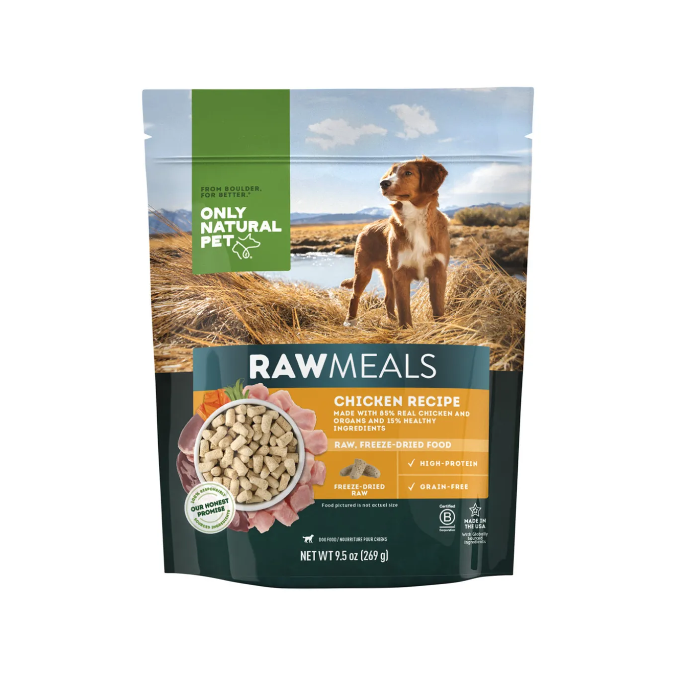 Only Natural Pet RawMeals Freeze Dried Dog Food