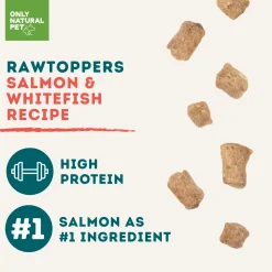 Only Natural Pet Raw Toppers Freeze-Dried Recipe Meal Topper for Dogs