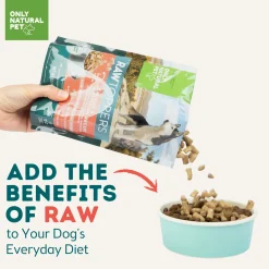 Only Natural Pet Raw Toppers Freeze-Dried Recipe Meal Topper for Dogs