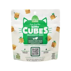 Open Farm Freeze Dried Raw Kitty Cubes Cat Treats 1.5 oz