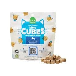 Open Farm Freeze Dried Raw Kitty Cubes Cat Treats 1.5 oz