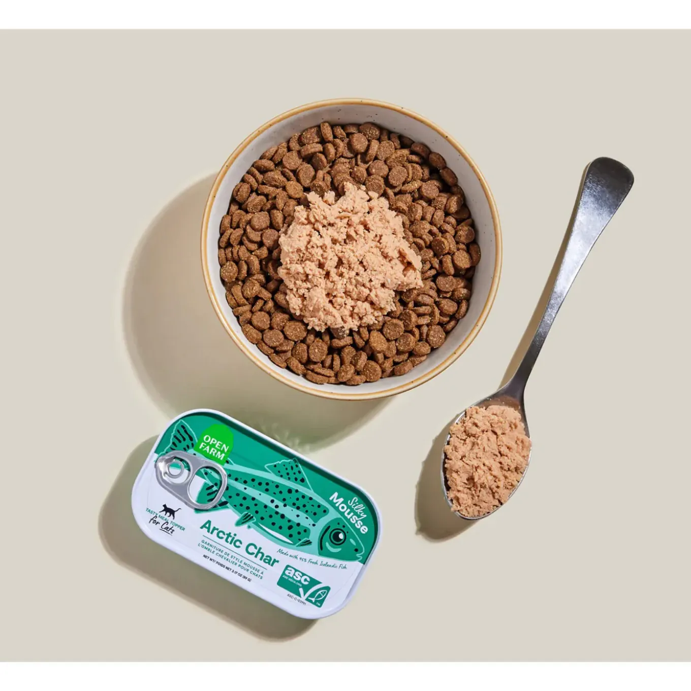Open Farm Icelandic Fish Wet Topper for Cats 3.17 oz (Case of 17)
