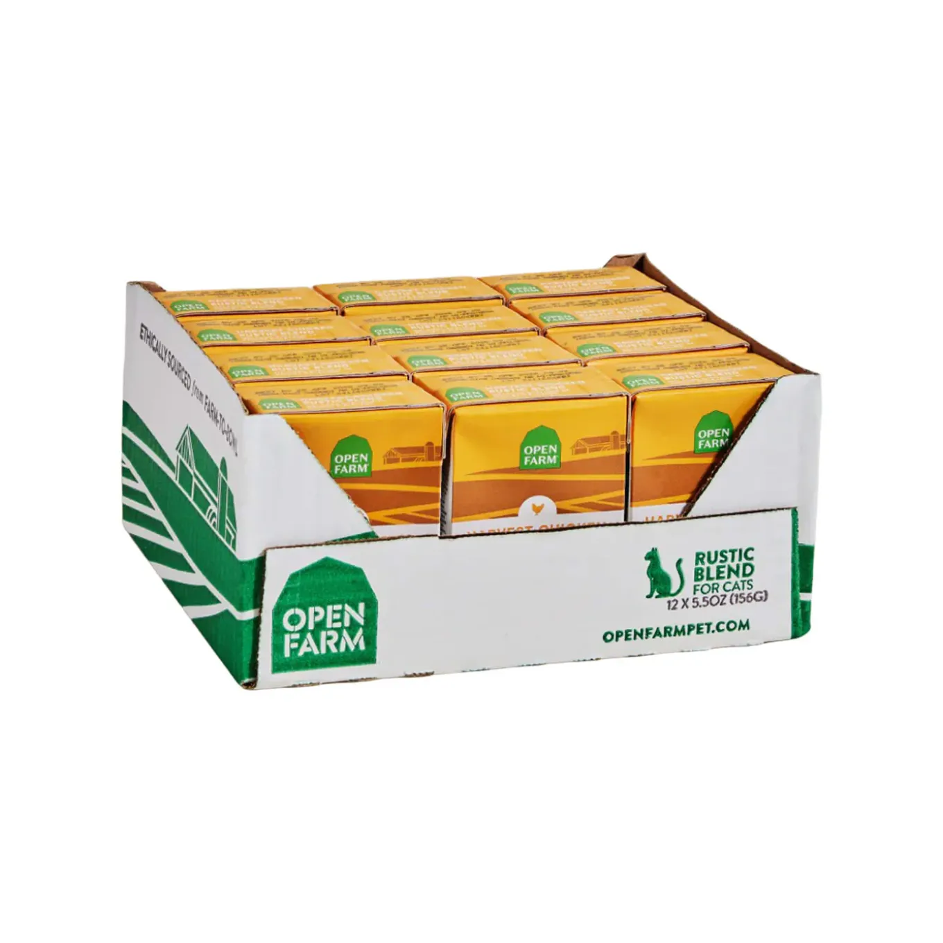 Open Farm Rustic Blend Grain Free Stew Wet Cat Food 5.5 oz (Case of 12)