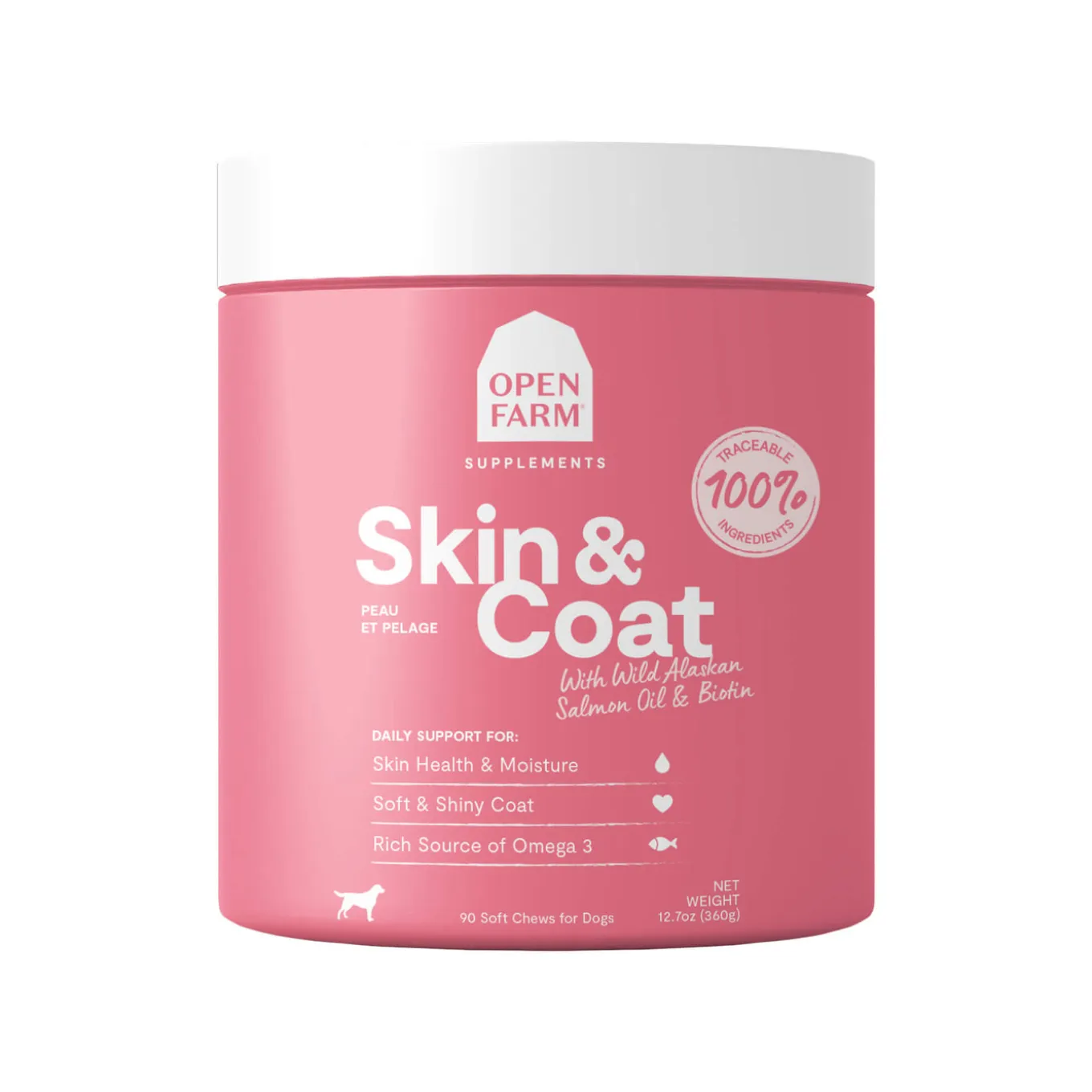 Open Farm Skin & Coat Soft Chews for Dogs