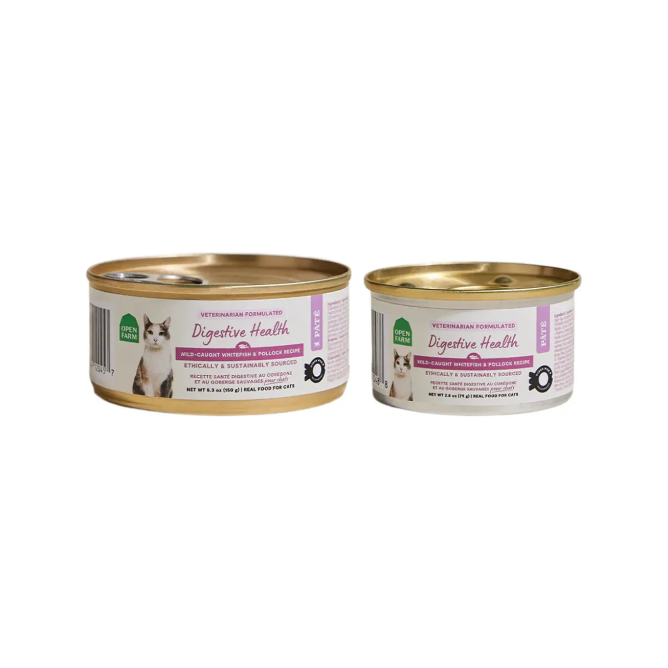 Open Farm Whitefish & Pollock Digestive Health Pate Cat Food