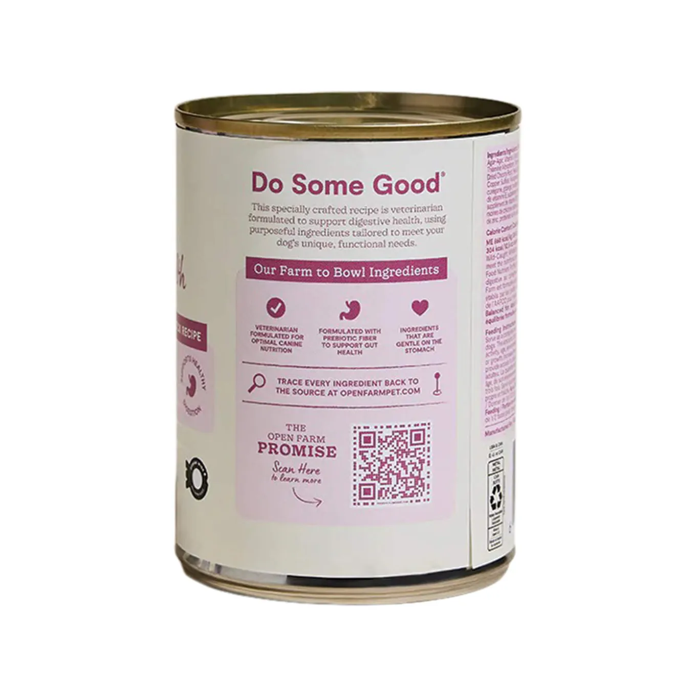 Open Farm Digestive Health Whitefish & Pollock Pate for Dogs