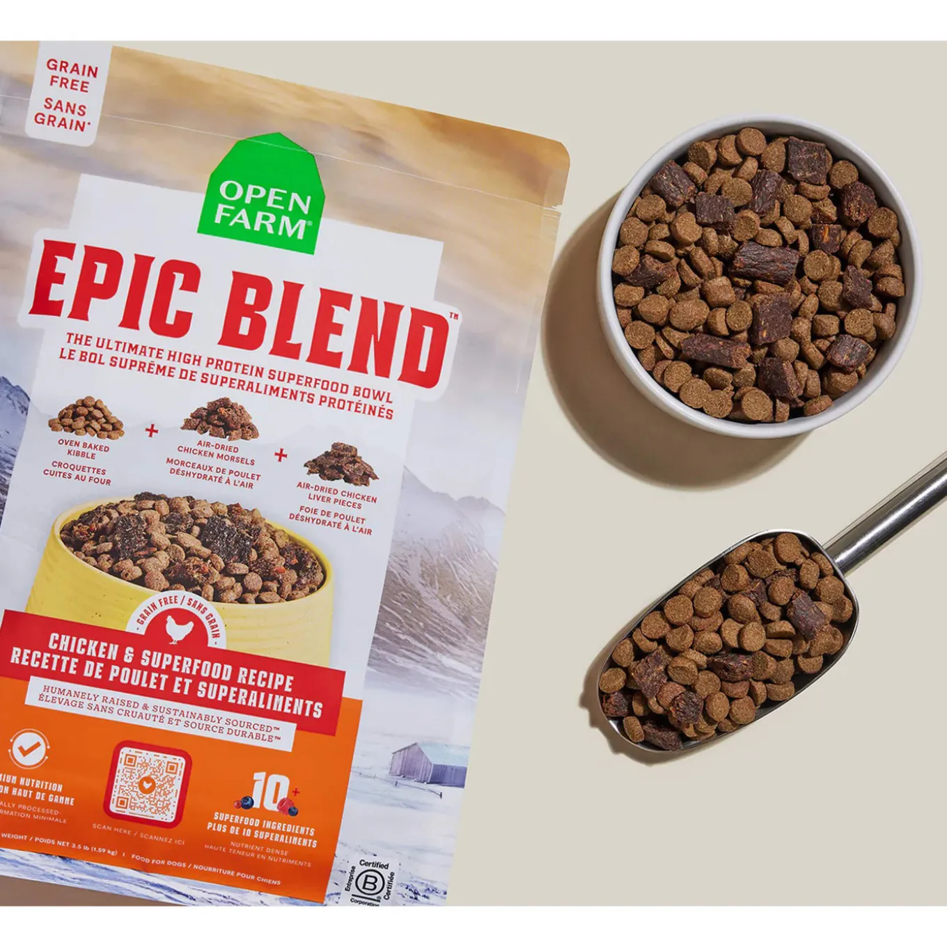 Open Farm Epic Blend Grain-Free High Protein Dog Food