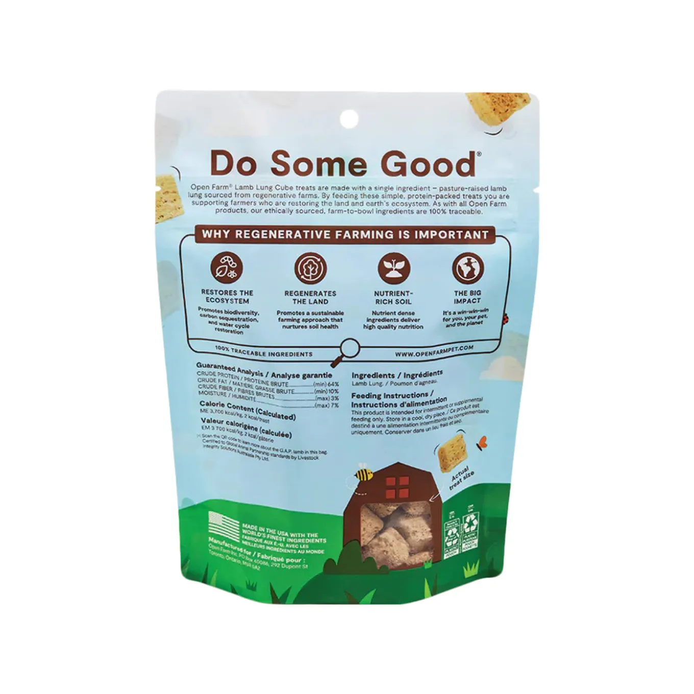 Open Farm Freeze-Dried Dog Treats 3oz