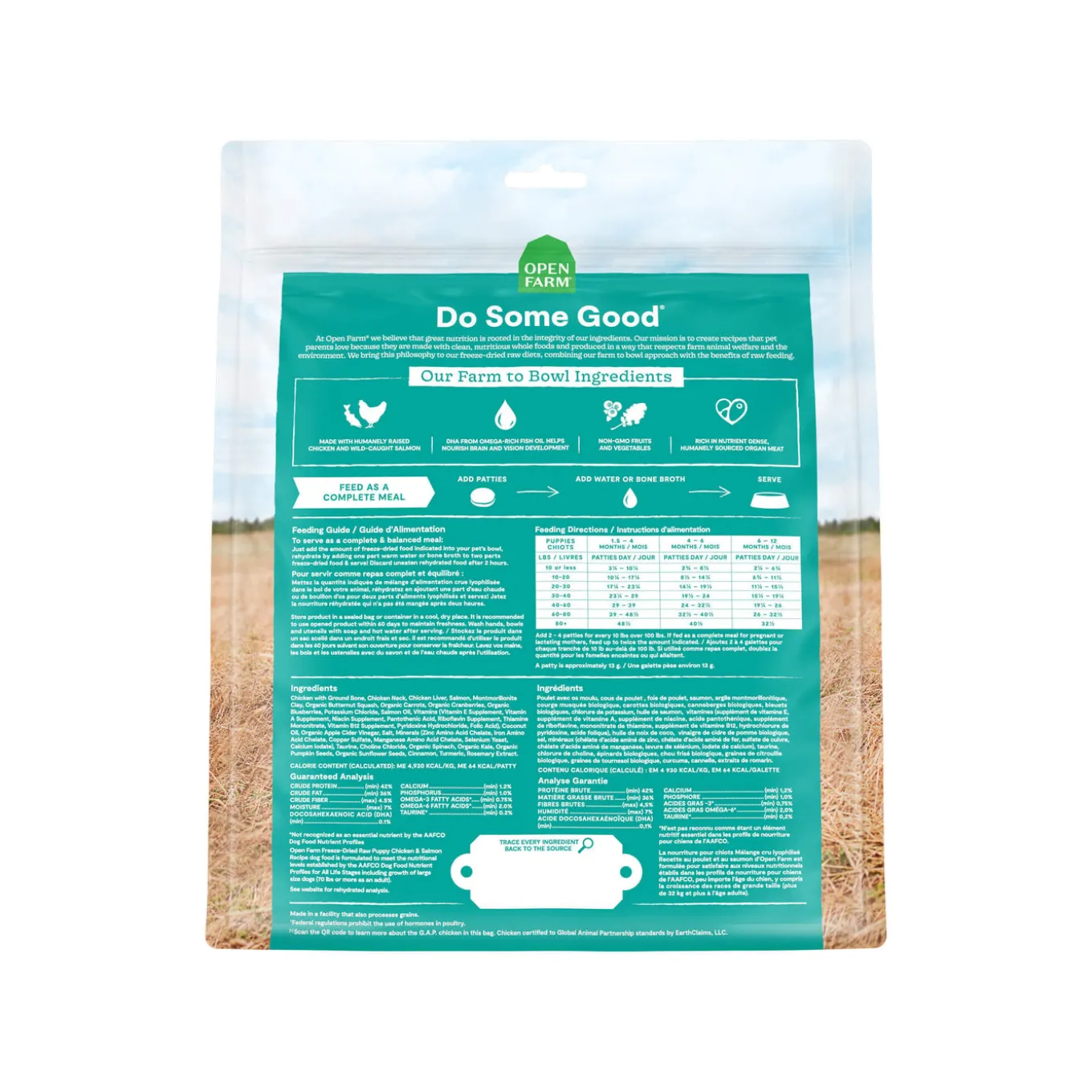 Open Farm Freeze Dried Patties Raw Dog Food