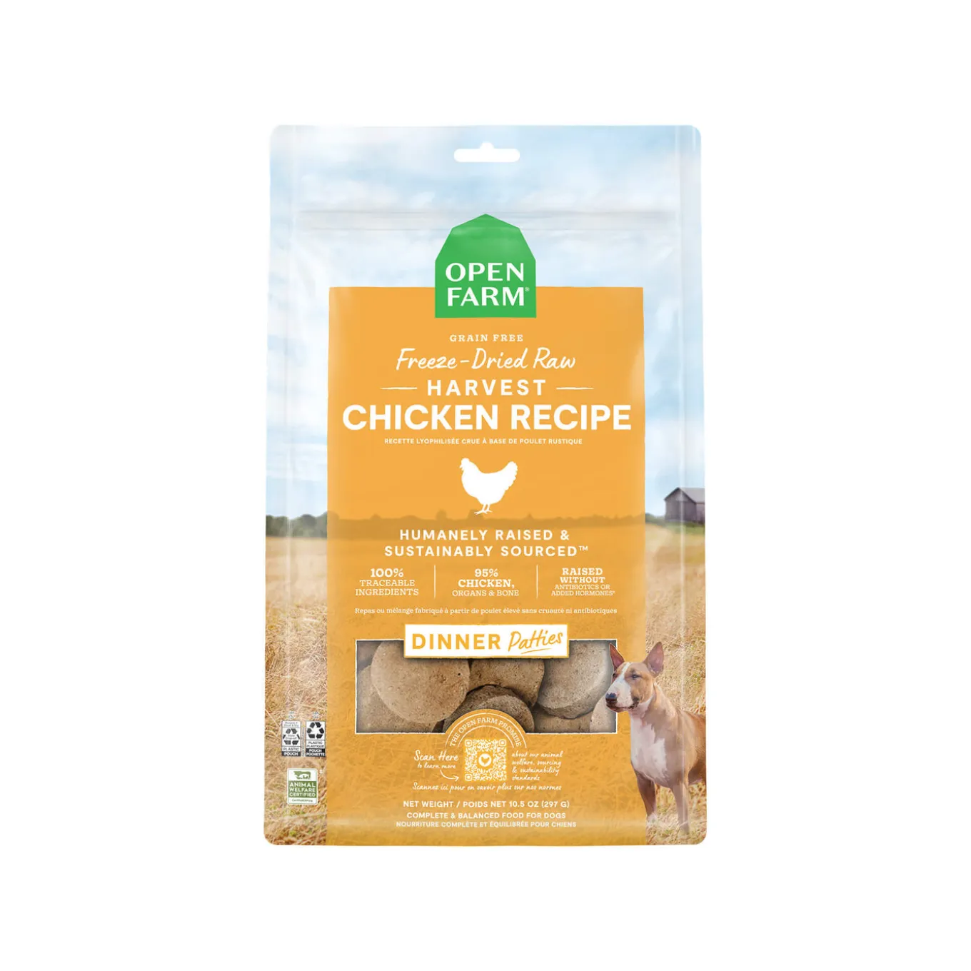 Open Farm Freeze Dried Patties Raw Dog Food