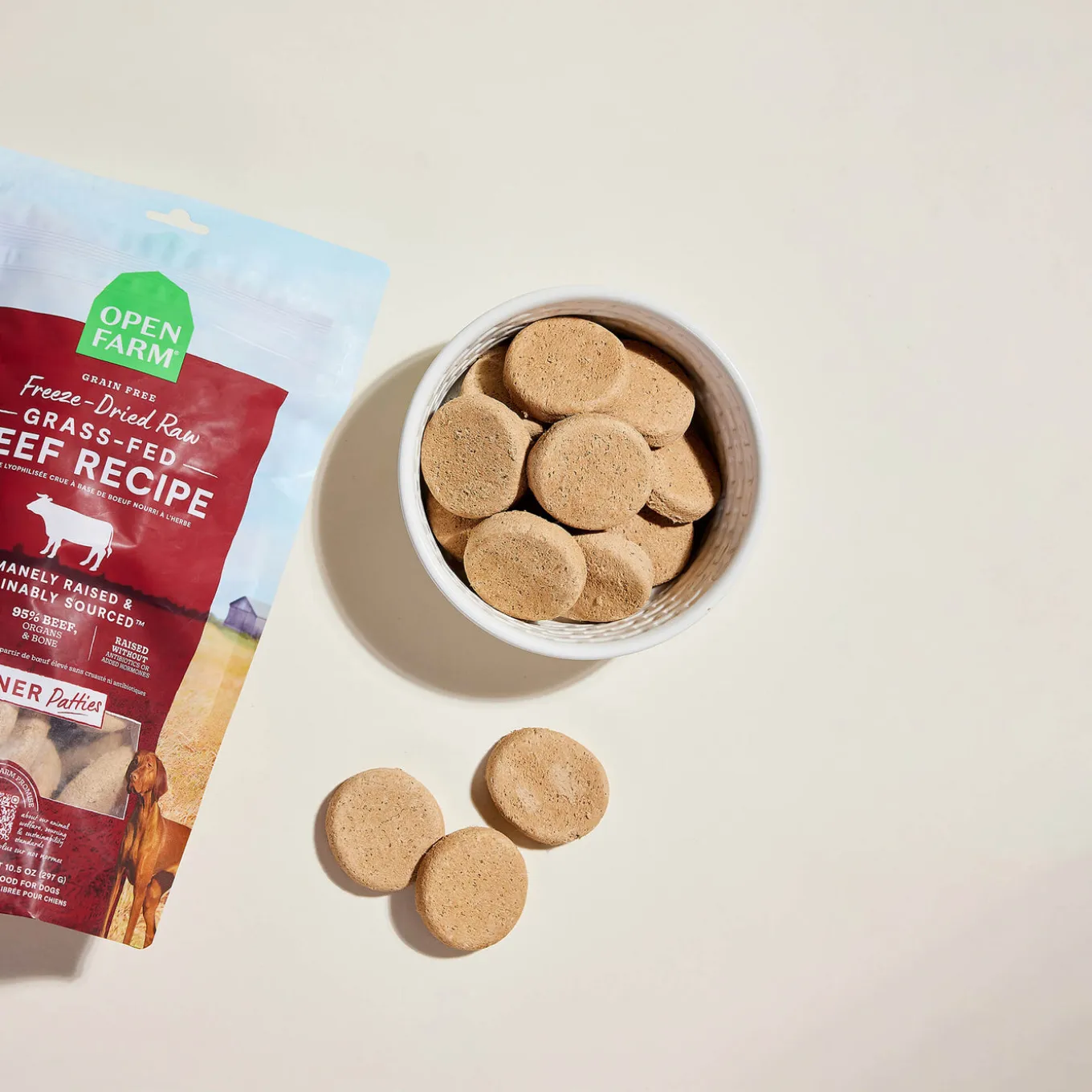 Open Farm Freeze Dried Patties Raw Dog Food