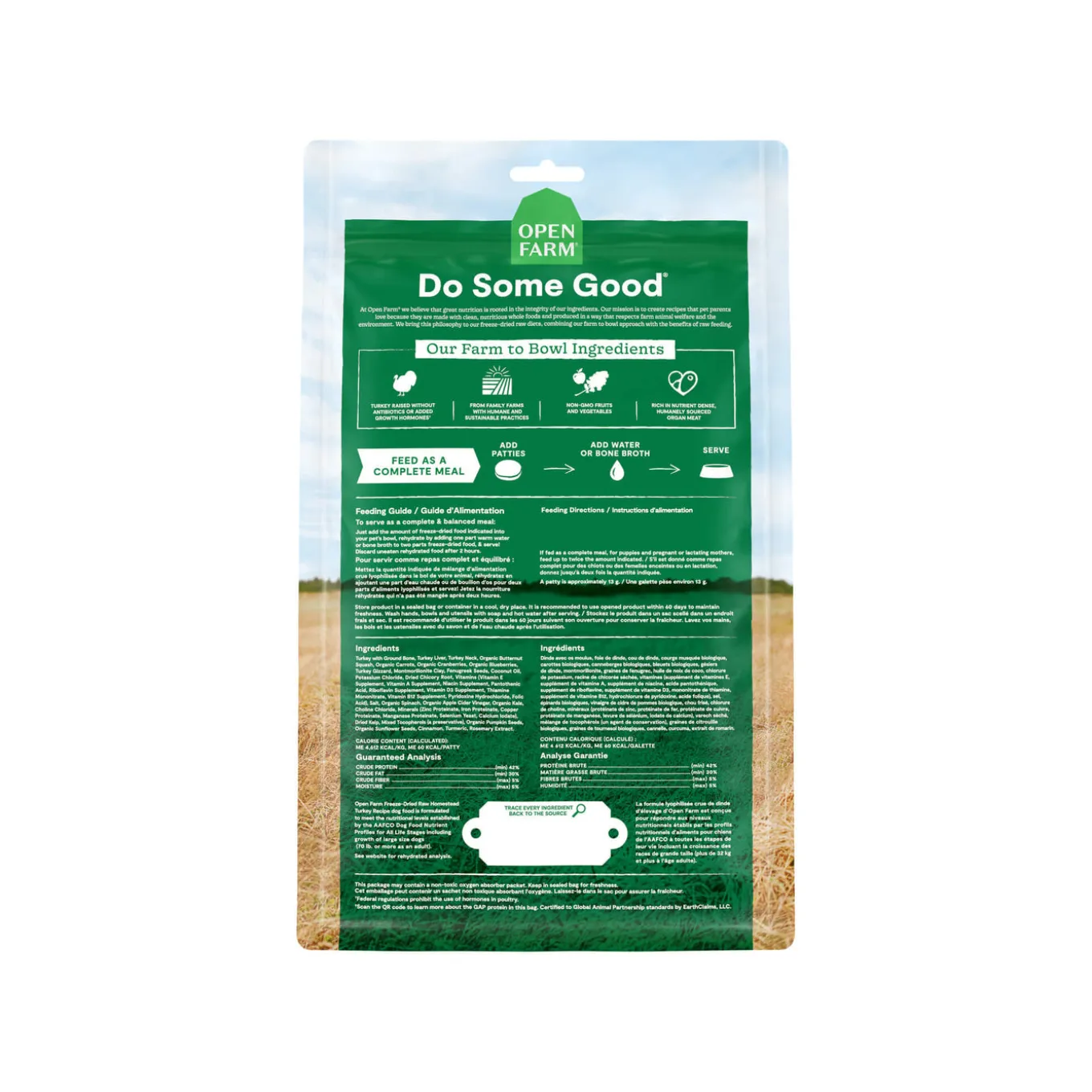 Open Farm Freeze Dried Patties Raw Dog Food