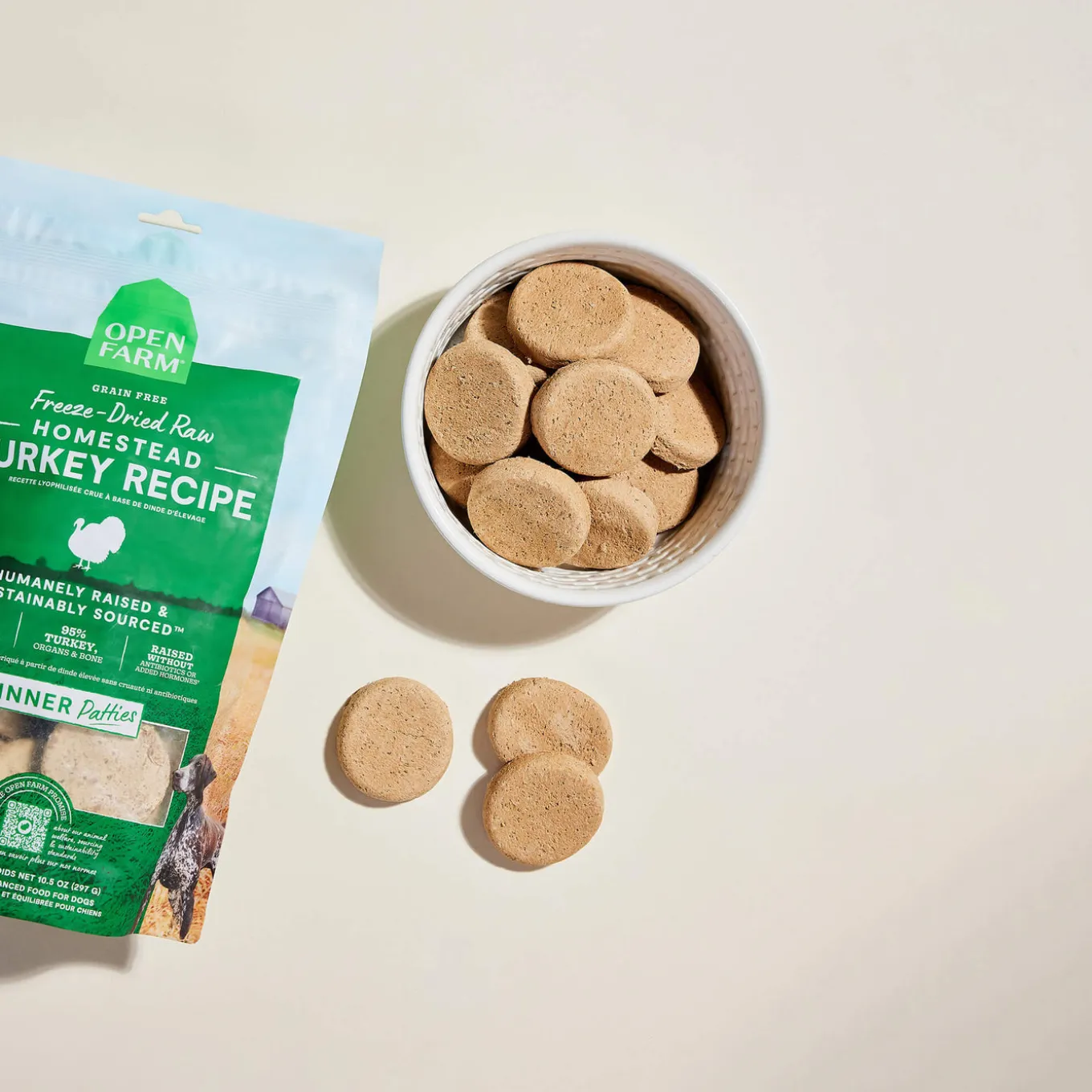 Open Farm Freeze Dried Patties Raw Dog Food
