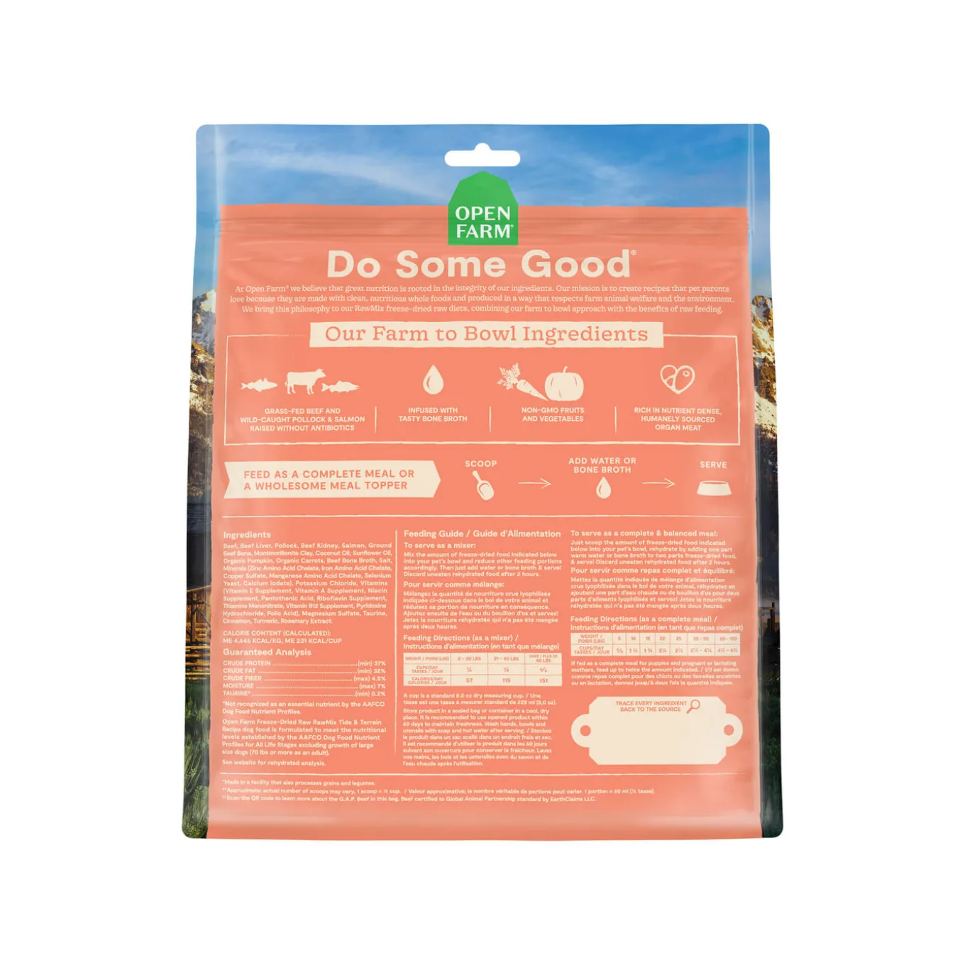 Open Farm Grain Free Freeze Dried Rawmix Morsels Dog Food