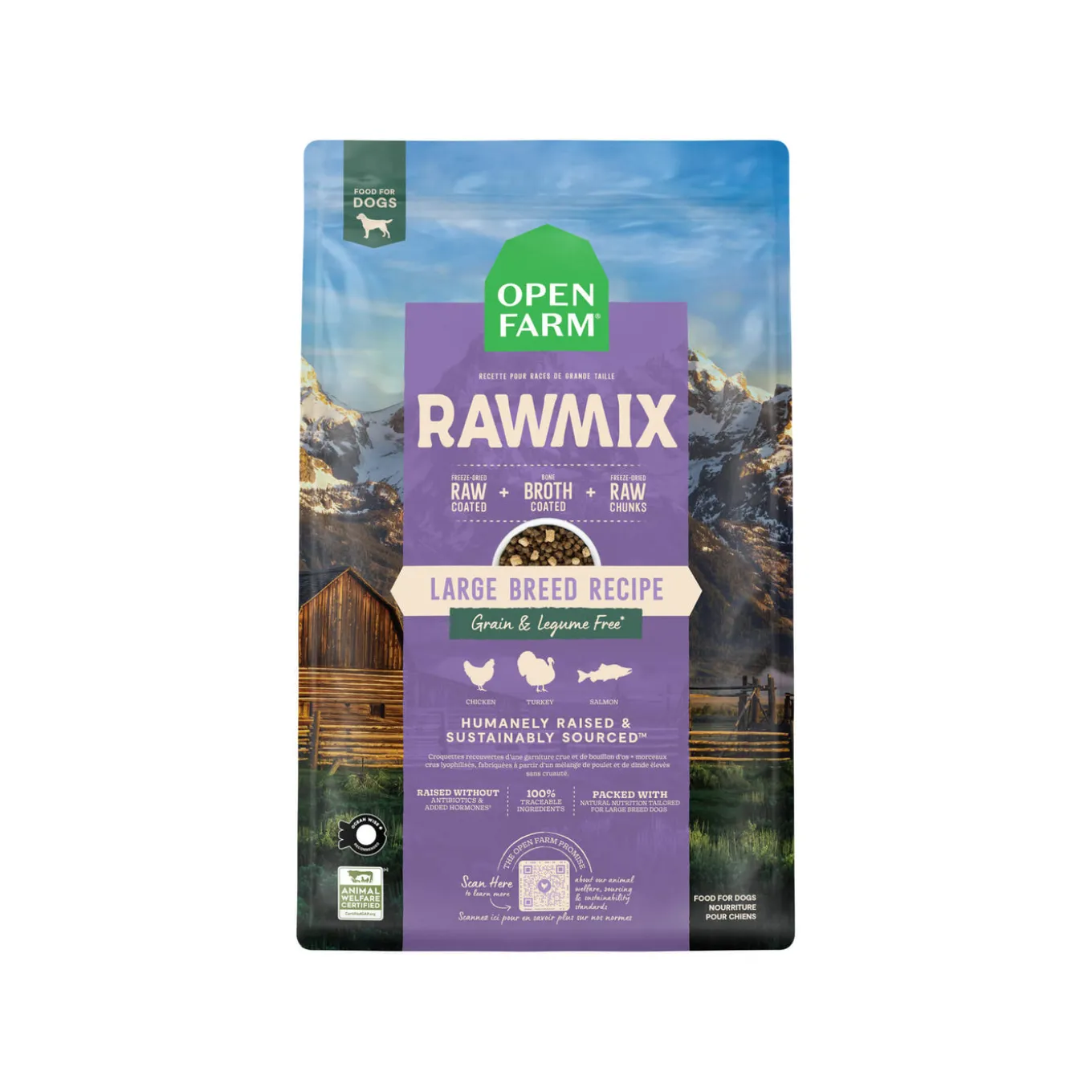 Open Farm Grain Free Rawmix Dry Dog Food