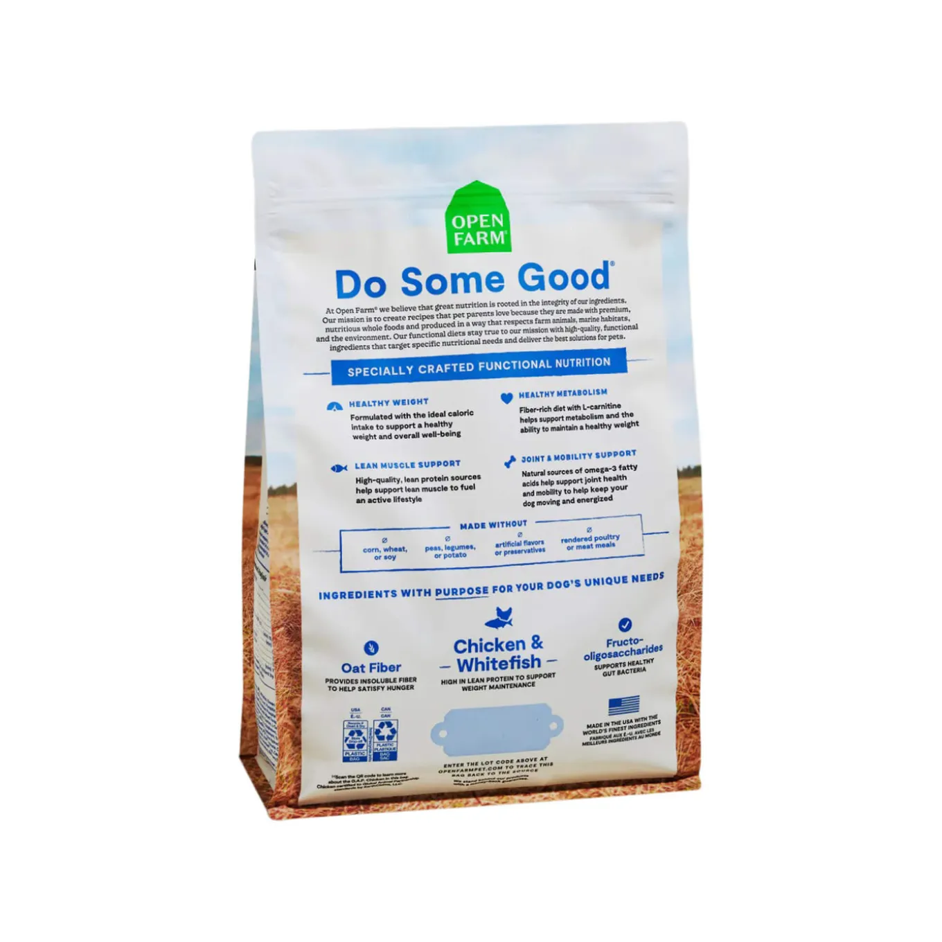 Open Farm Healthy Weight Chicken & Whitefish Grain Free Dry Dog Food