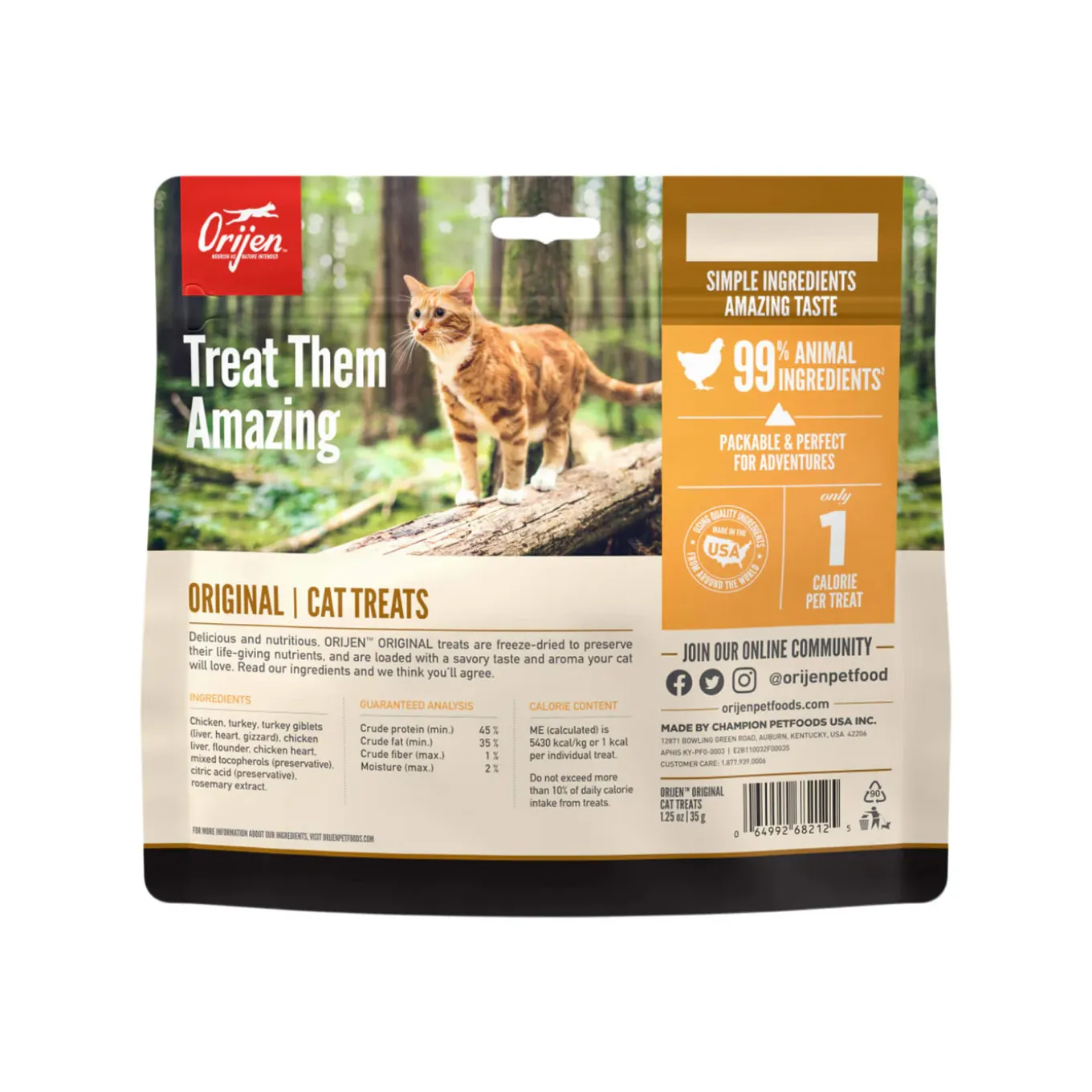 Orijen Freeze Dried Cat Treats
