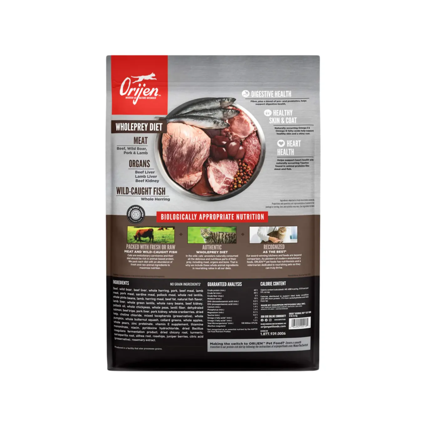 Orijen Grain-Free Dry Cat Food