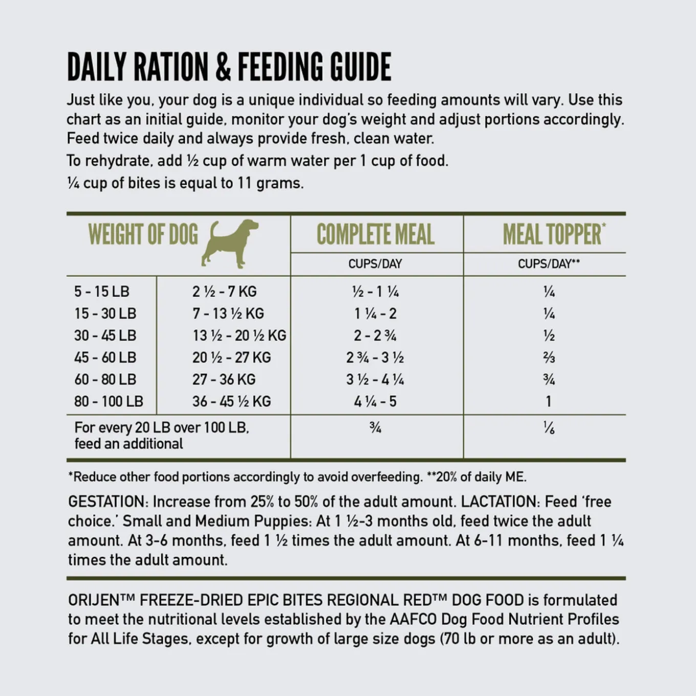 Orijen Epic Freeze Dried Dog Food 6oz