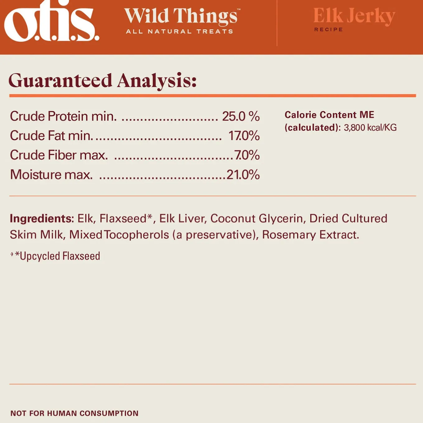 O.T.I.S. Wild Things Jerky Treats for Dogs