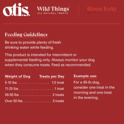 O.T.I.S. Wild Things Jerky Treats for Dogs