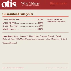 O.T.I.S. Wild Things Jerky Treats for Dogs