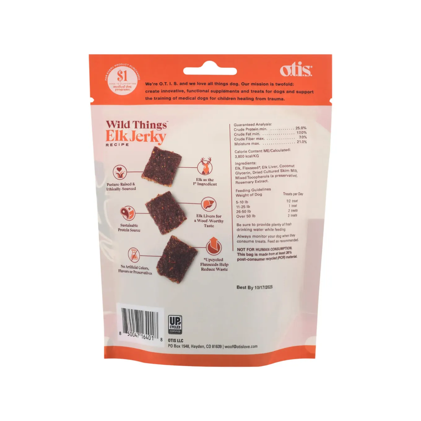 O.T.I.S. Wild Things Jerky Treats for Dogs