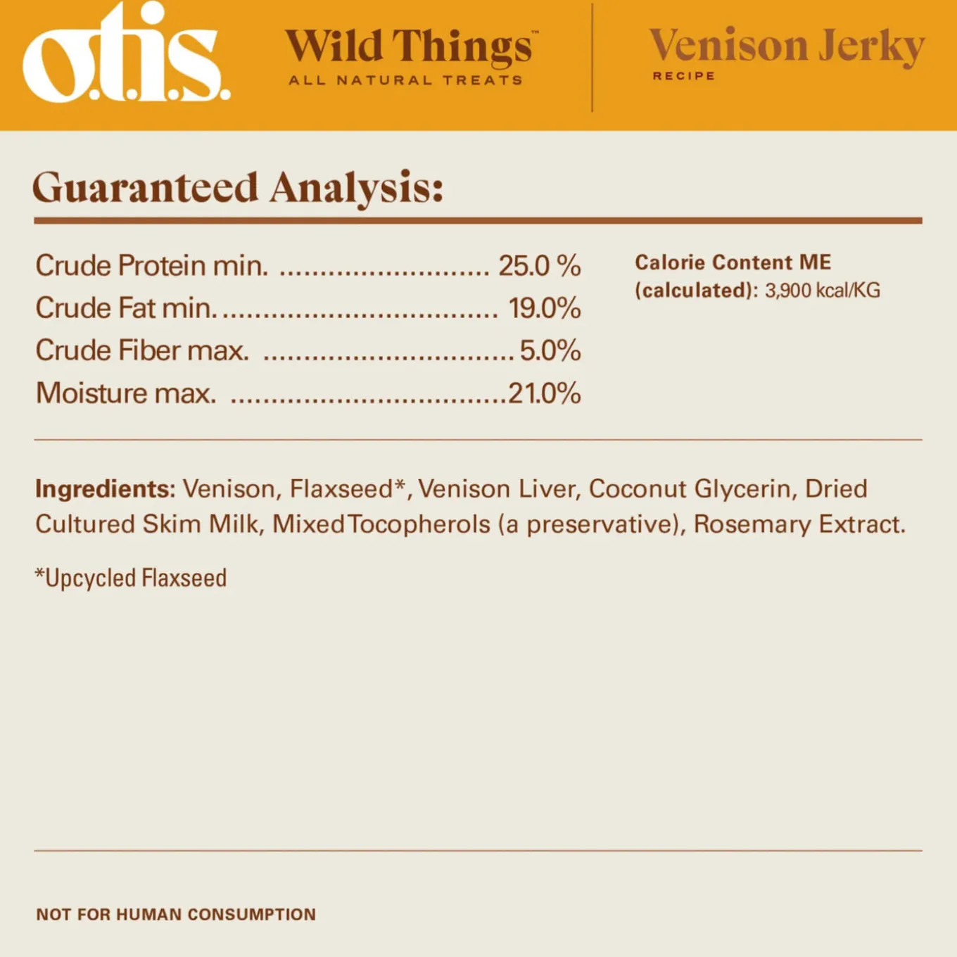 O.T.I.S. Wild Things Jerky Treats for Dogs