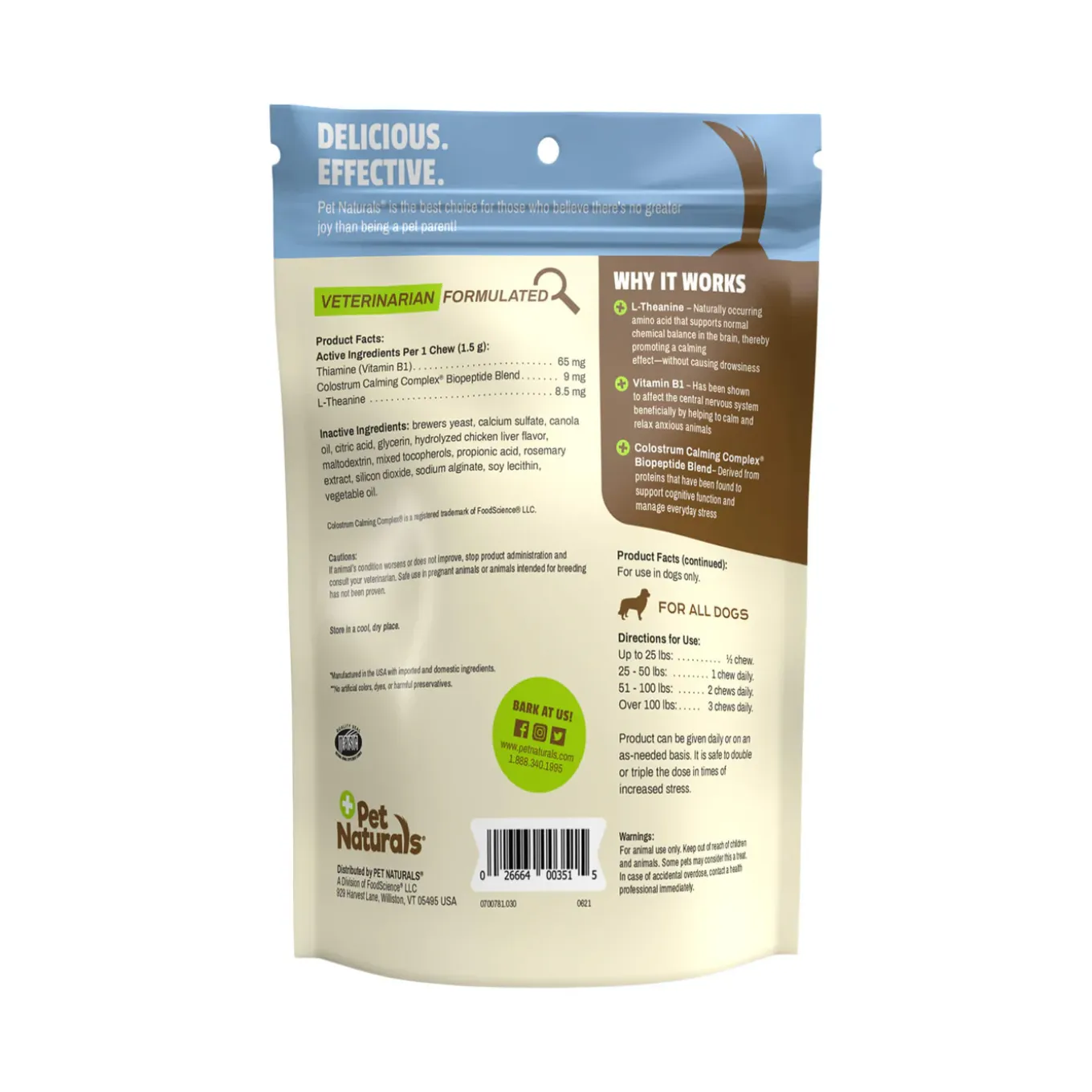 Pet Naturals Calming Soft Chews for Dogs