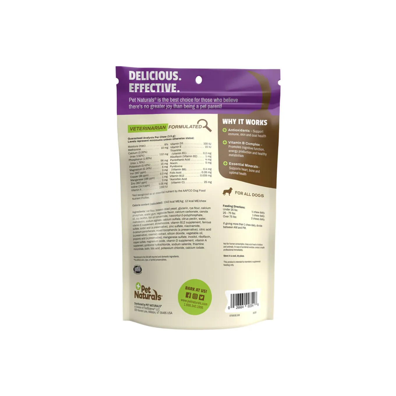 Pet Naturals Daily Multivitamin for Dogs