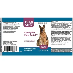 PetAlive ComfyPet Pain Relief Homeopathic Remedy for Dogs & Cats