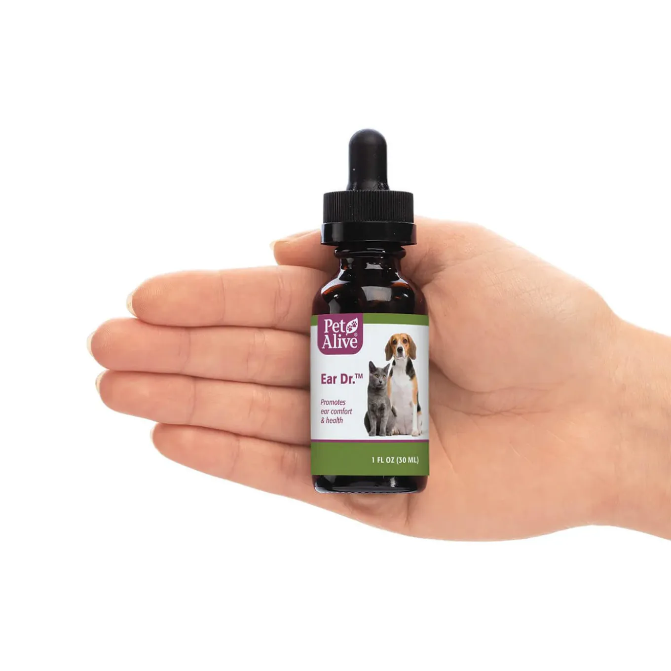 PetAlive Ear Dr. Herbal Ear Drops for Dogs & Cats