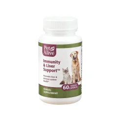 PetAlive Immunity & Liver Support Supplement for Dogs & Cats