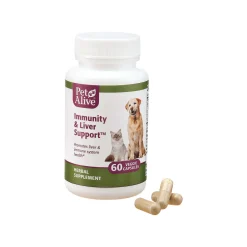 PetAlive Immunity & Liver Support Supplement for Dogs & Cats